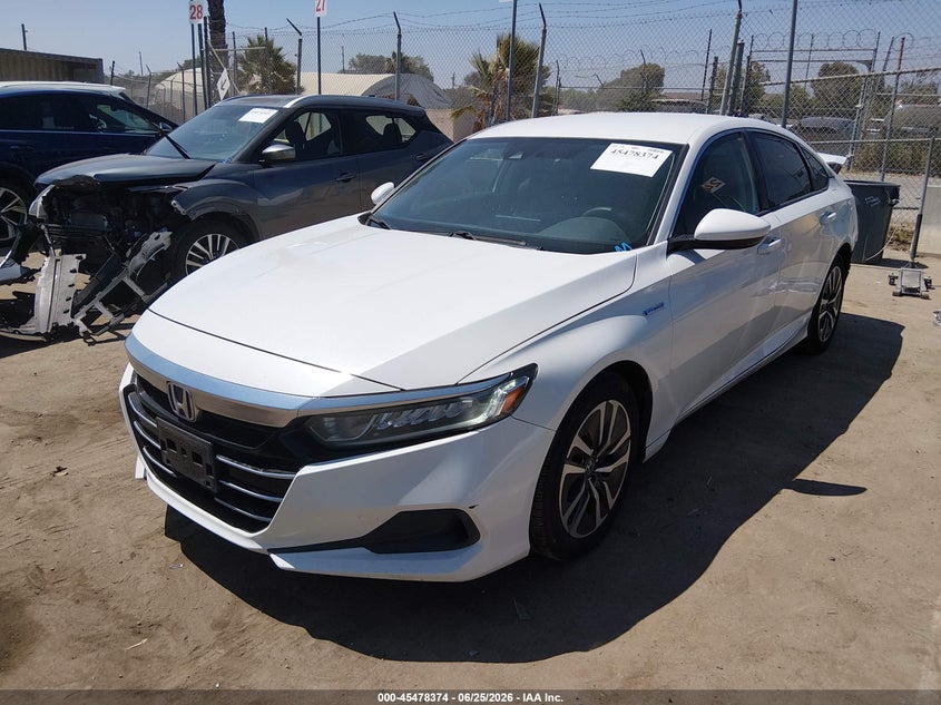 1HGCV3F12MA005458 2021 HONDA ACCORD HYBRID photo 1