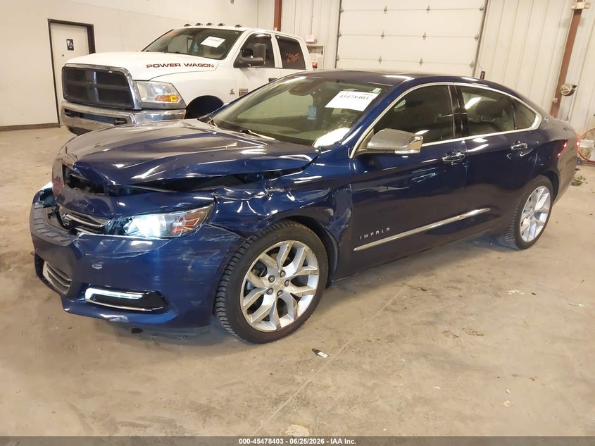 2014 Chevrolet Impala, Front End, IAAI, VIN 1G1155S38EU130899 — photo 2