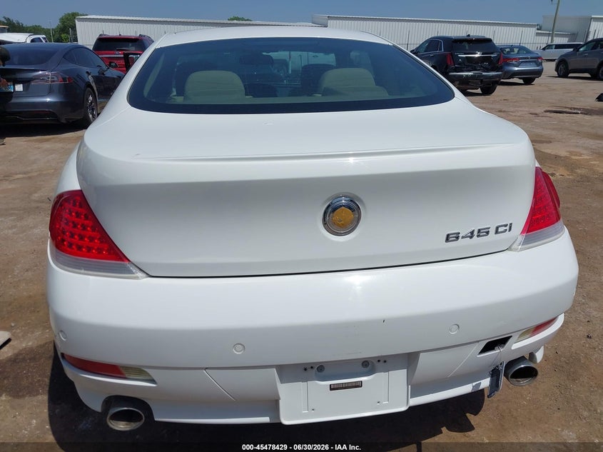 2004 BMW 645Ci VIN: WBAEH73494B215633 Lot: 45478429