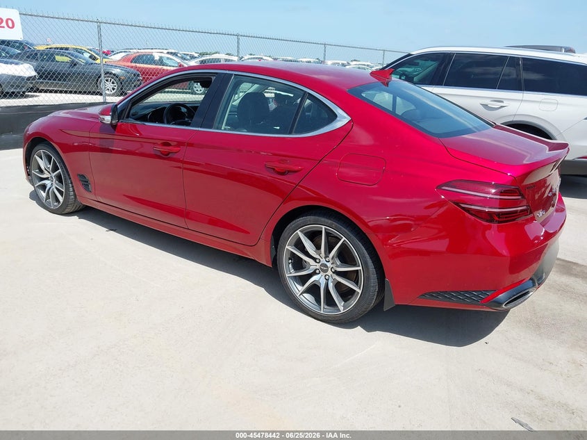 Vin: kmtg54te8pu114136, lot: 45976617, genesis g70 3.3t rwd 20233