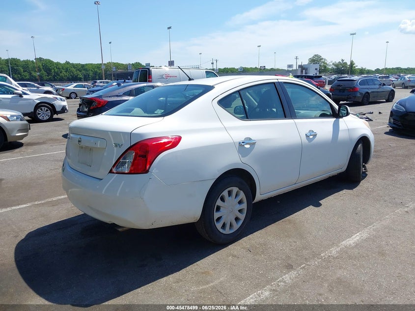 Vin: 3n1cn7ap1cl865086, lot: 45976673, nissan versa 1.6 sv 20124