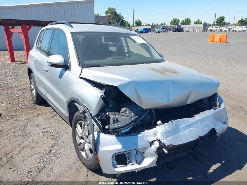 2016 Volkswagen Tiguan S VIN WVGAV7AX1GW550160