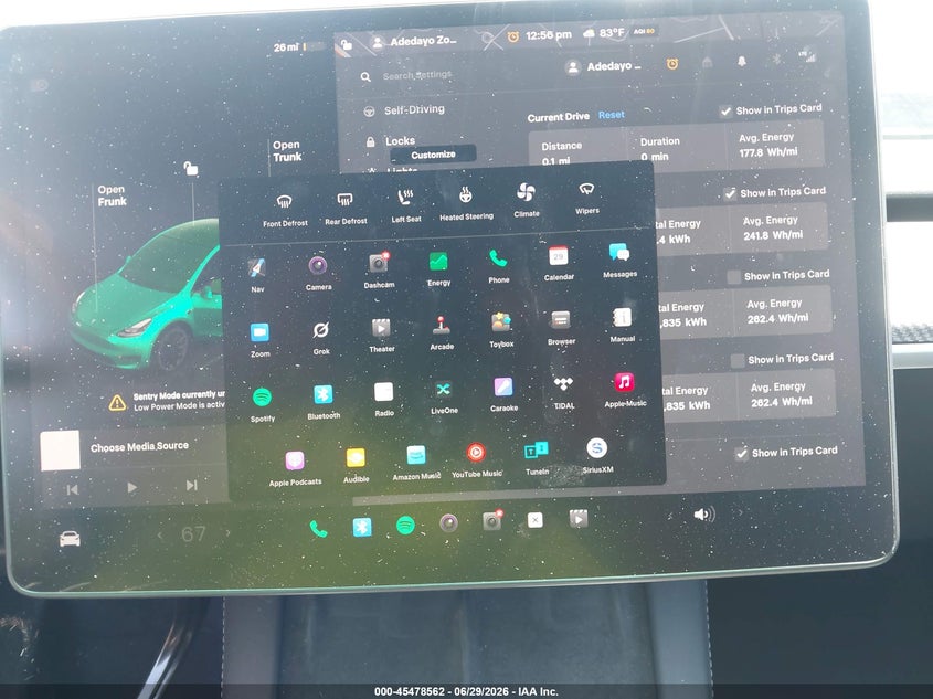 2024 TESLA MODEL Y SPORT UTILITY VEHICLE ELECTRIC