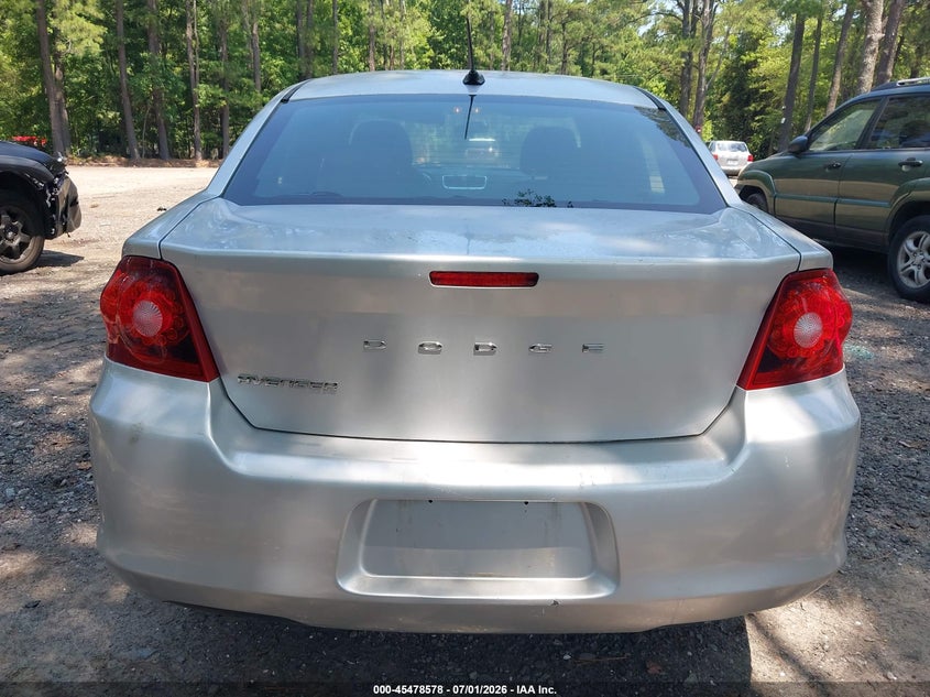 2012 Dodge Avenger Se VIN: 1C3CDZABXCN294203 Lot: 45478578