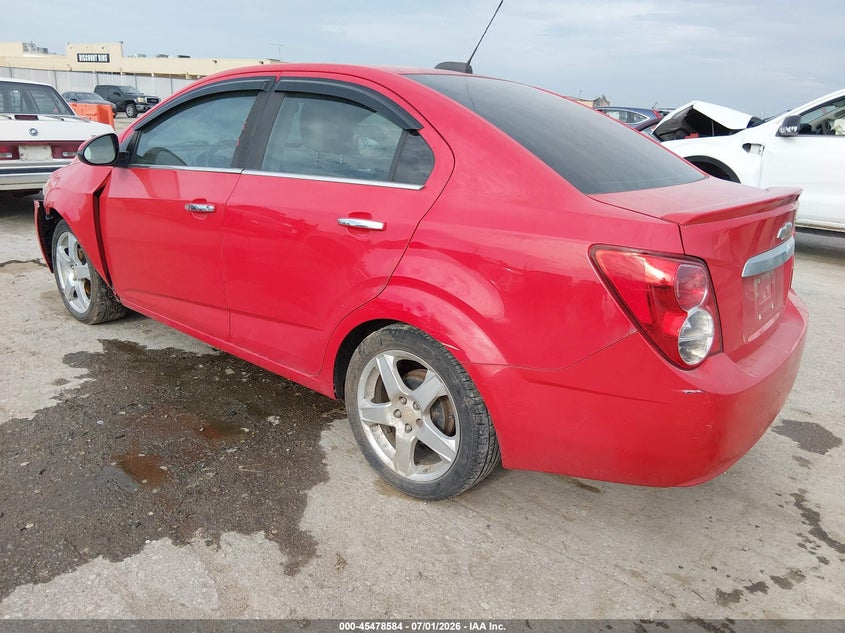Vin: 1g1je5sb1g4169585, lot: 45976759, chevrolet sonic ltz auto 20163