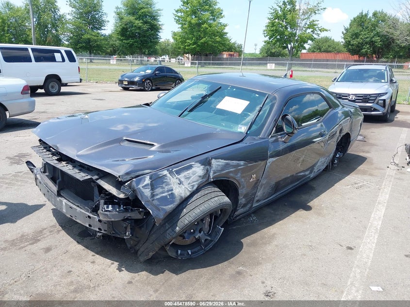 Vin: 2c3cdzfj3gh172605, lot: 45976765, dodge challenger r/t scat pack 20162