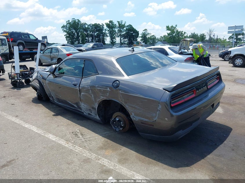 Vin: 2c3cdzfj3gh172605, lot: 45976765, dodge challenger r/t scat pack 20163