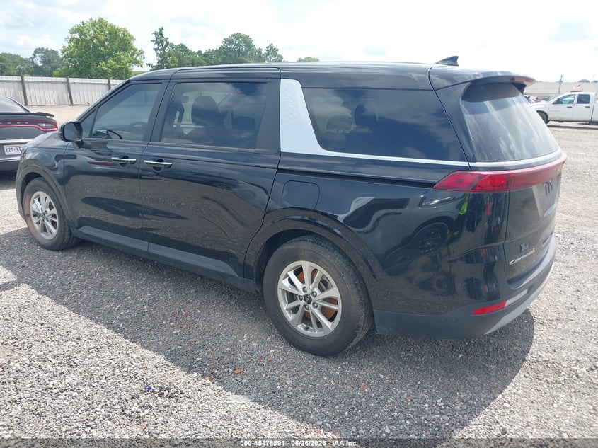 Vin: kndnb4h3xn6124772, lot: 45976767, kia carnival mpv lx seat package 20223