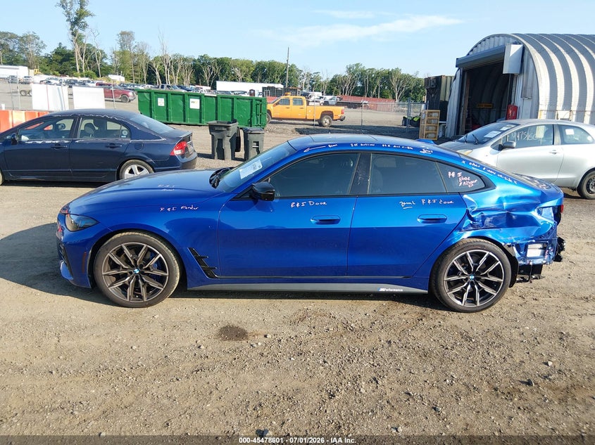 2025 BMW I4 Gran Coupe xDrive40 VIN: WBY43HD06SFU33046 Lot: 45478601