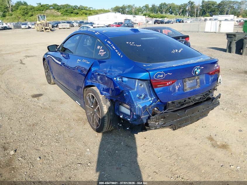 Vin: wby43hd06sfu33046, lot: 45976776, bmw i4 gran coupe xdrive40 20253