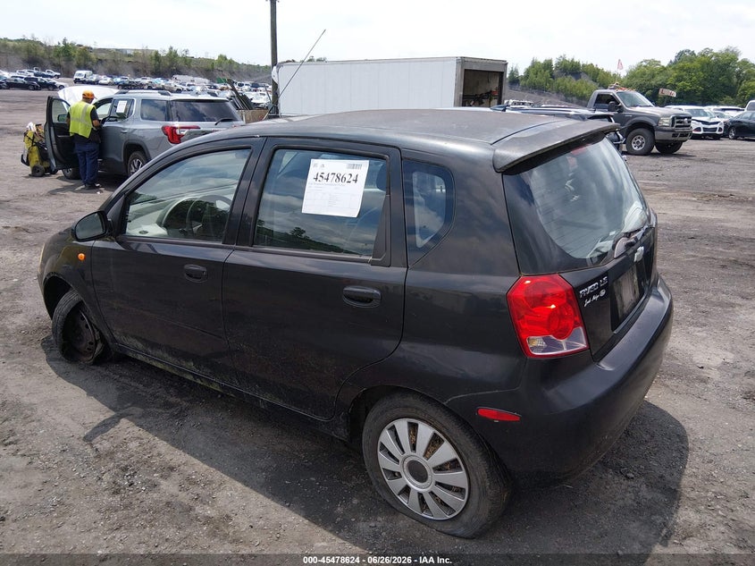 CHEVROLET AVEO 2004 VIN KL1TJ62624B236696