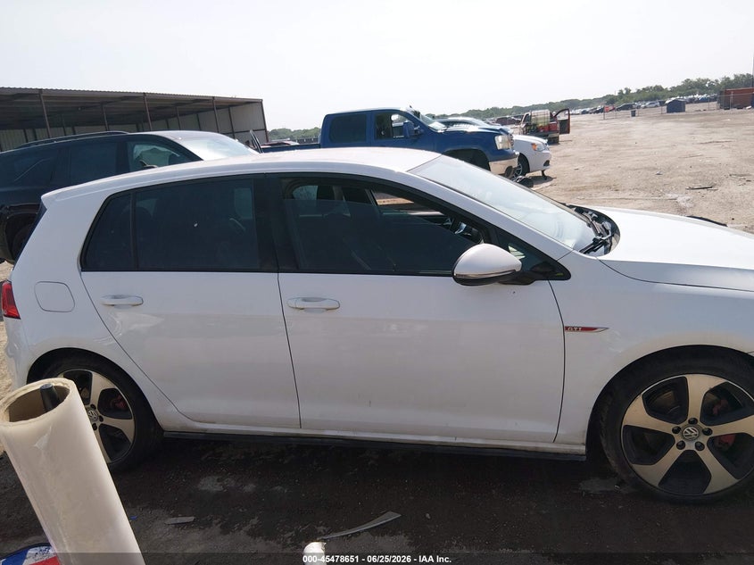 2015 Volkswagen Golf Gti 2.0T S 4-Door VIN: 3VW5T7AU9FM016014 Lot: 45478651