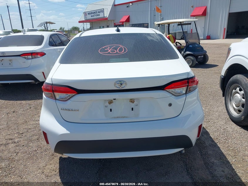 VIN 5YFDPMAEXNP347587 2022 TOYOTA COROLLA L