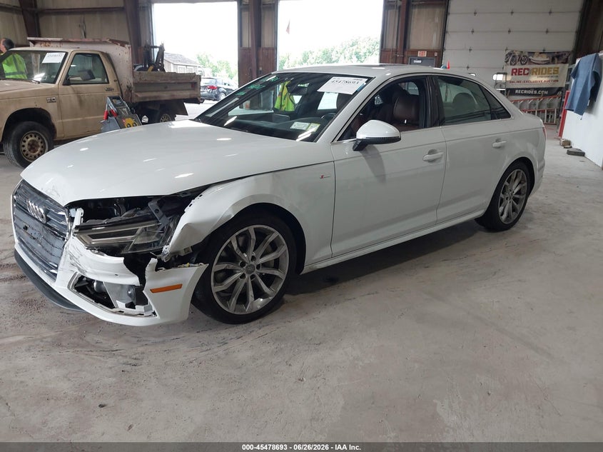 Vin: wauenaf4xka049191, lot: 45976868, audi a4 45 premium 20192
