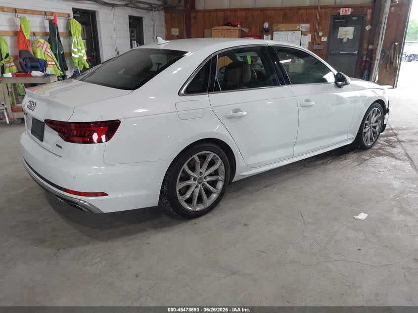 Vin: wauenaf4xka049191, lot: 45976868, audi a4 45 premium 20194