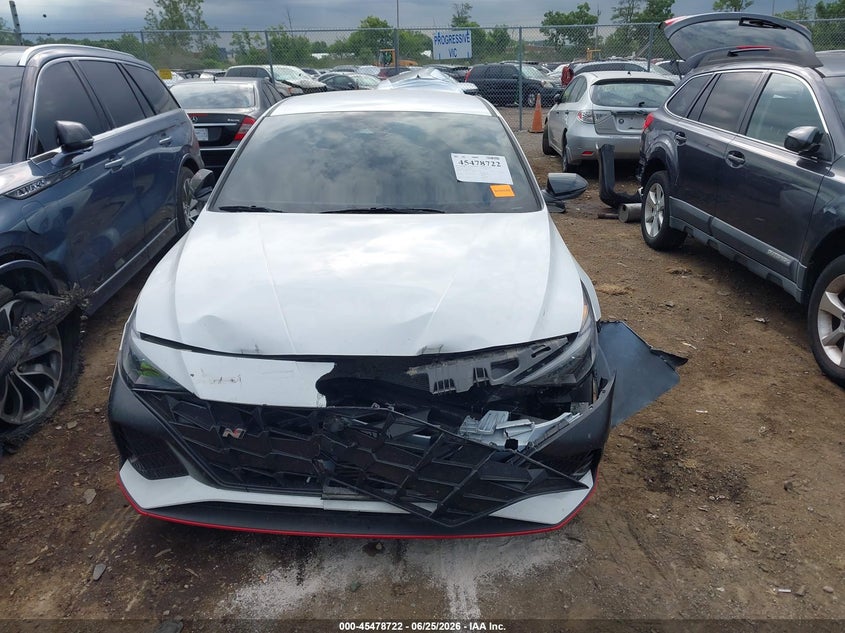 2022 Hyundai Elantra N VIN: KMHLW4AKXNU003325 Lot: 45478722