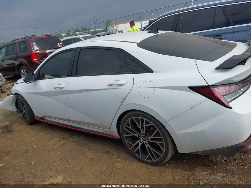 2022 Hyundai Elantra N VIN: KMHLW4AKXNU003325 Lot: 45478722