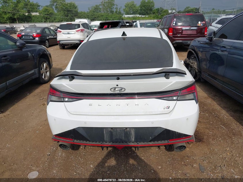 2022 Hyundai Elantra N VIN: KMHLW4AKXNU003325 Lot: 45478722