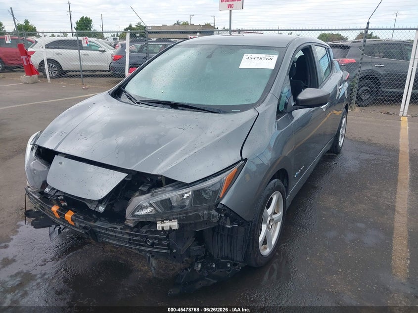 Vin: 1n4az1cp0kc319639, lot: 45976943, nissan leaf s 20192
