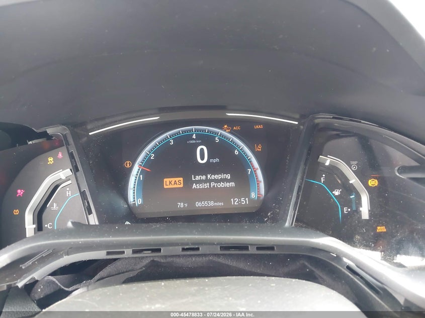 2020 HONDA CIVIC auction photo 7