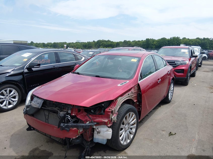 Vin: 2g4gs5ev1d9248629, lot: 45977028, buick regal turbo - premium 1 20132
