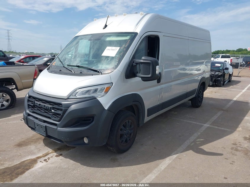 Vin: 3c6lrvdg2pe568508, lot: 45977032, ram promaster 2500 high roof 159 wb 20232