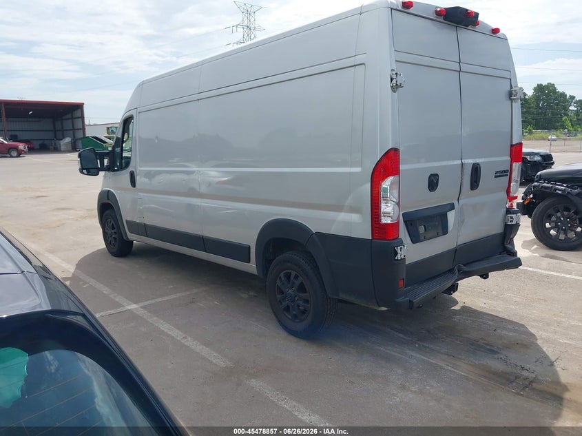 Vin: 3c6lrvdg2pe568508, lot: 45977032, ram promaster 2500 high roof 159 wb 20233