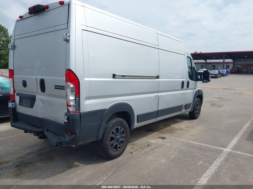 Vin: 3c6lrvdg2pe568508, lot: 45977032, ram promaster 2500 high roof 159 wb 20234