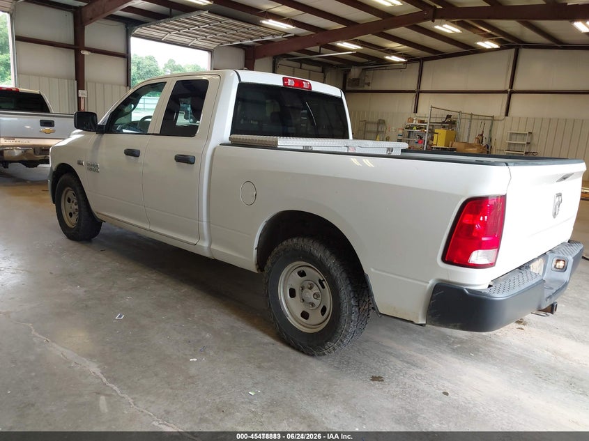 Vin: 1c6rr6ft4hs542002, lot: 45977058, ram 1500 tradesman  4x2 6'4 box 20173