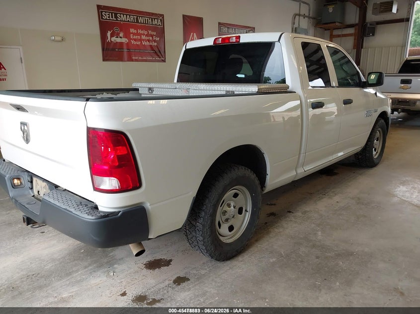Vin: 1c6rr6ft4hs542002, lot: 45977058, ram 1500 tradesman  4x2 6'4 box 20174
