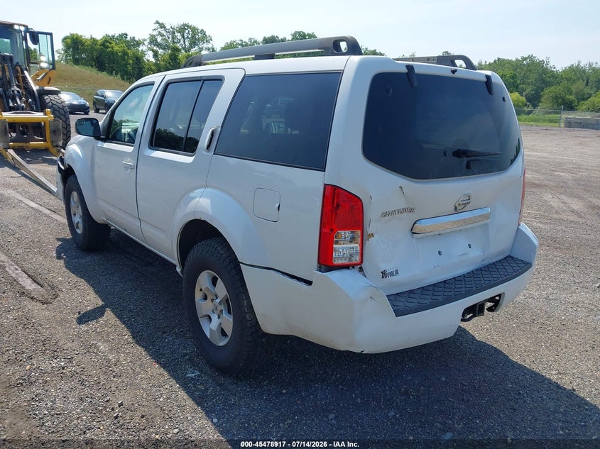 Vin: 5n1ar1nb6cc639654, lot: 45977092, nissan pathfinder s 20123