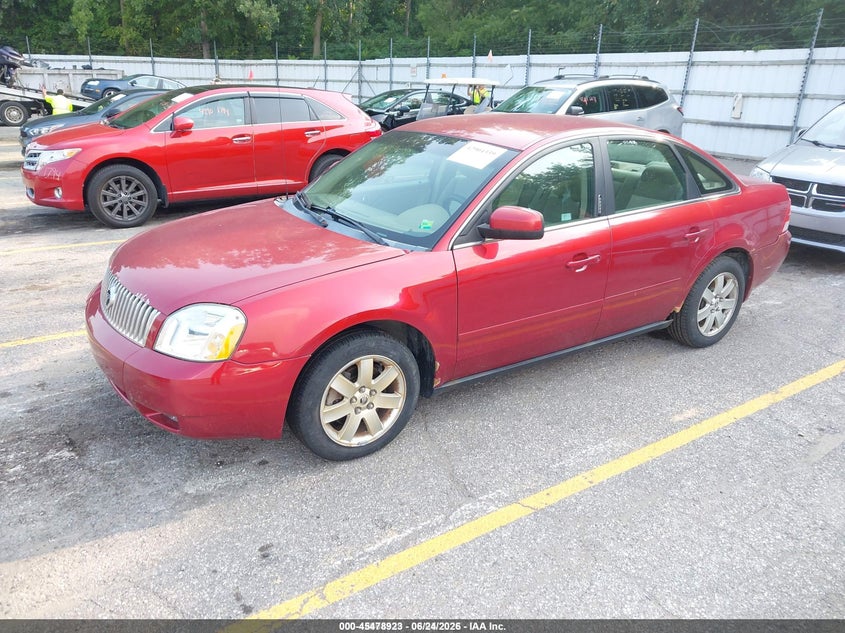 2006 Mercury Montego Luxury VIN: 1MEFM40166G602396 Lot: 45478923