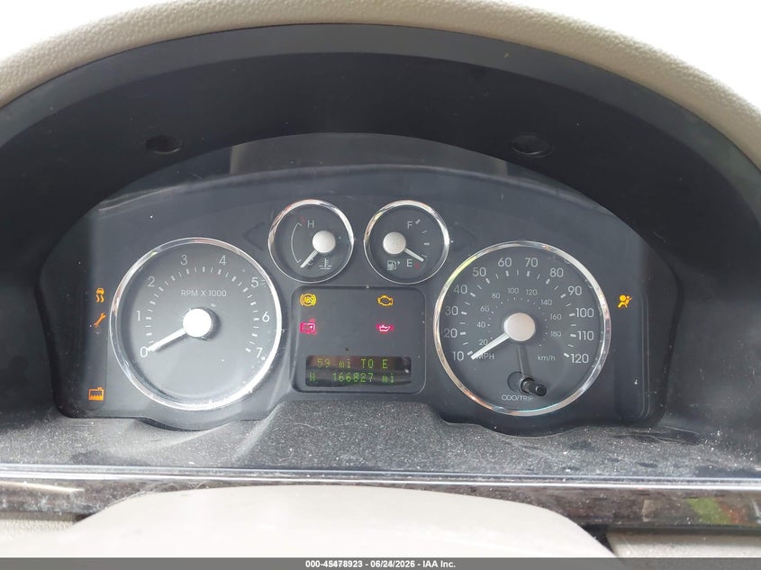 2006 Mercury Montego Luxury VIN: 1MEFM40166G602396 Lot: 45478923