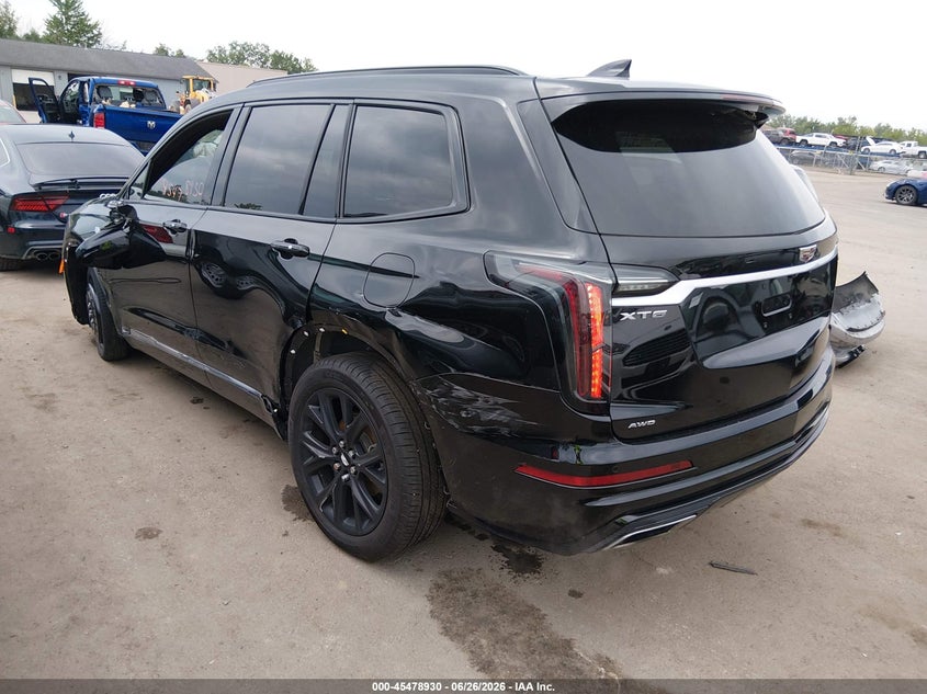 Vin: 1gykpgrs2lz132432, lot: 45977105, cadillac xt6 awd sport 20203
