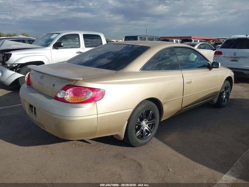 TOYOTA CAMRY SOLARA 2002 VIN 2T1CE22P92C017201