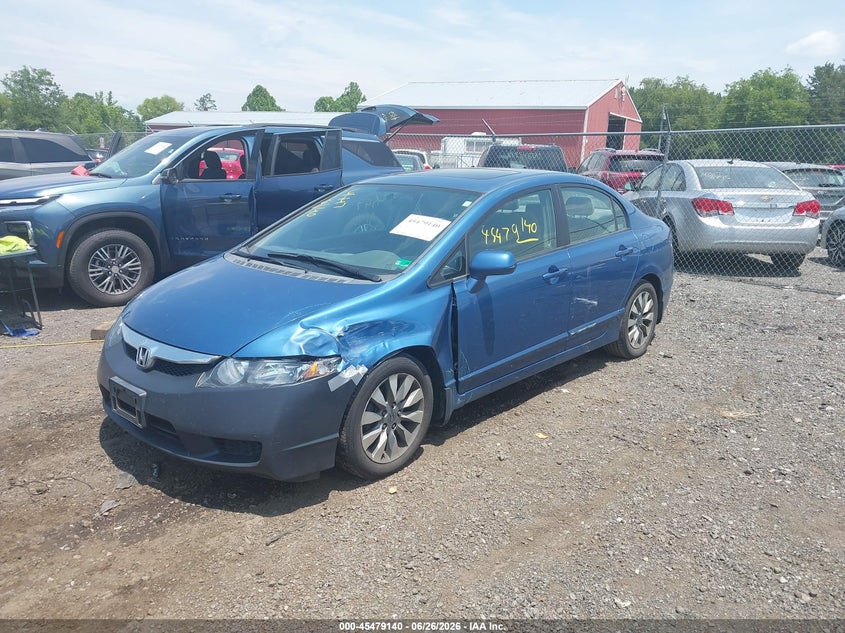 1HGFA16809L012267 2009 Honda Civic Ex photo 1