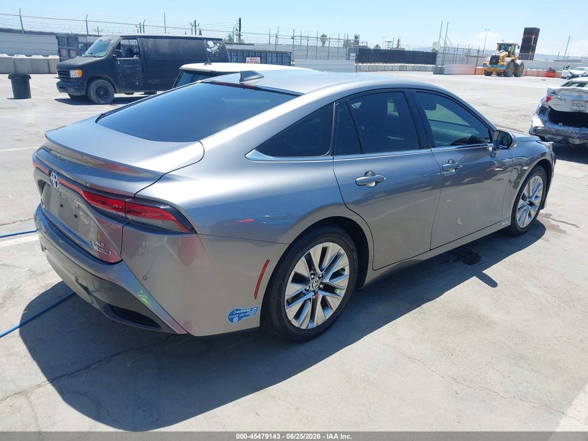 Vin: jtdaaaaa4ma002042, lot: 45977319, toyota mirai xle 20214