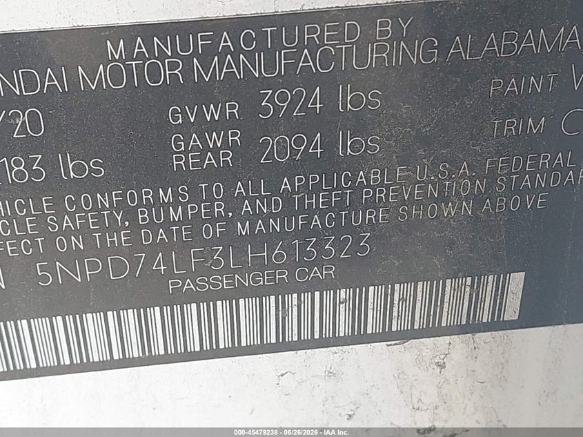 2020 HYUNDAI ELANTRA SE · Photo 9