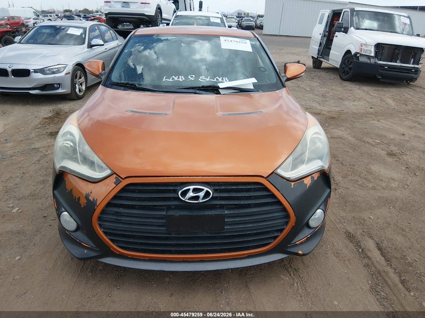 2015 Hyundai Veloster Turbo VIN: KMHTC6AE1FU218978 Lot: 45479259