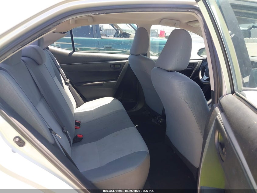 2016 TOYOTA COROLLA SEDAN 1.8L I-4 DOHC, VVT, 132HP