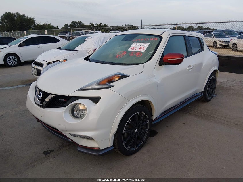 Vin: jn8af5mr0ft508957, lot: 45977494, nissan juke nismo 20152