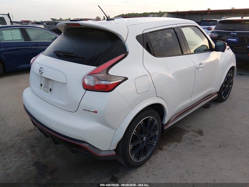 Vin: jn8af5mr0ft508957, lot: 45977494, nissan juke nismo 20154