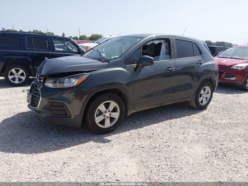 2020 Chevrolet Trax, Front End, IAAI, VIN 3GNCJKSB2LL175773 — photo 2