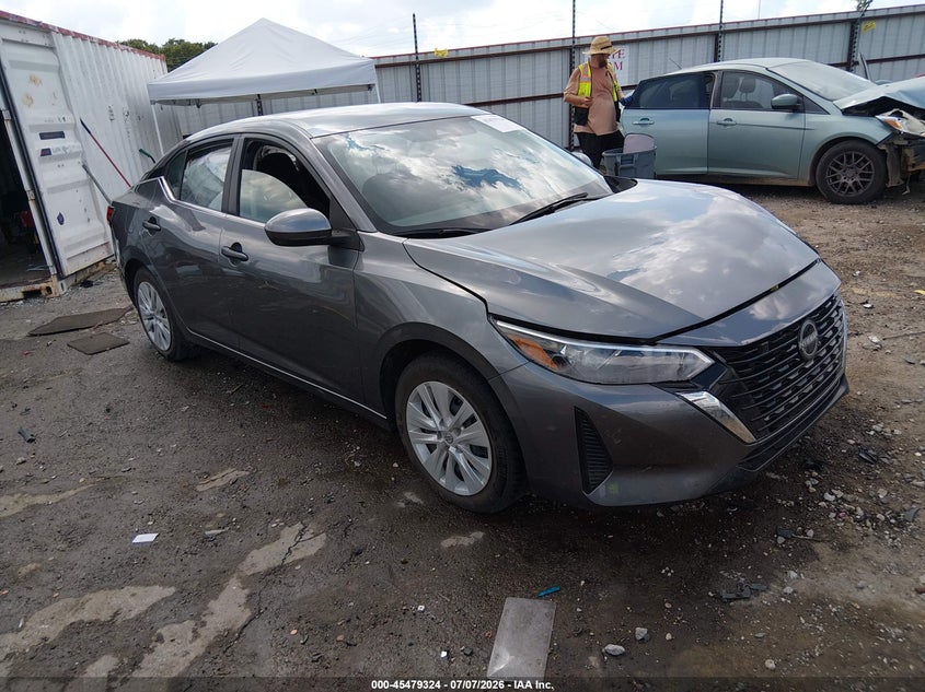 2025 Nissan Sentra S, Left Side, IAAI, VIN 3N1AB8BV2SY207538