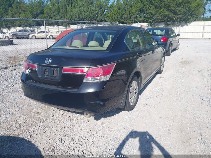 2012 HONDA ACCORD SEDAN 2.4L I-4 DOHC, VVT, 177HP