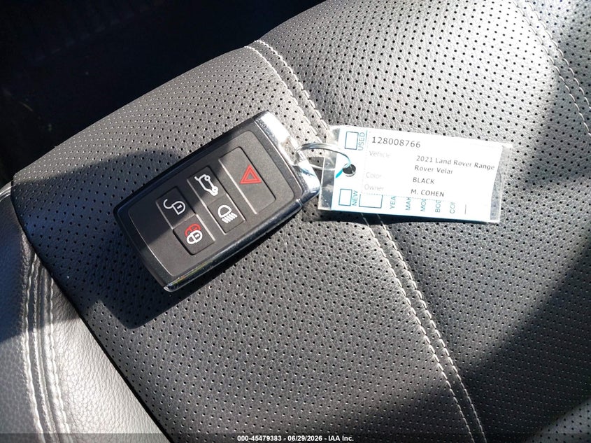 2021 Land Rover Range Rover Velar P340 R-Dynamic S VIN: SALYT2EU0MA325743 Lot: 45479383