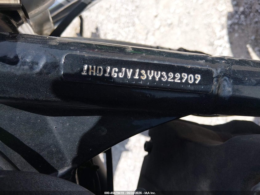 2000 Harley-Davidson Fxdx VIN: 1HD1GJV13YY322909 Lot: 45479419