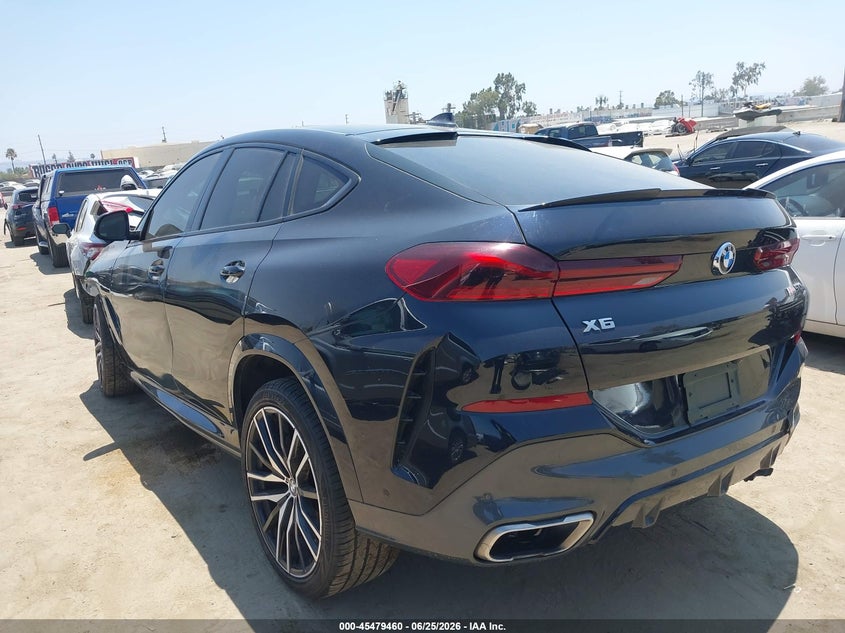 Vin: 5uxcy8c06l9d09280, lot: 45977635, bmw x6 m50i 20203