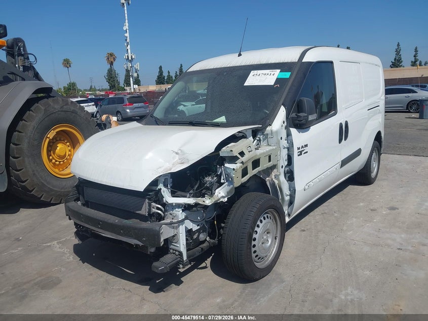 Vin: zfbhrfab7n6w93796, lot: 45977689, ram promaster city cargo van 20222