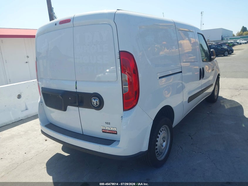 Vin: zfbhrfab7n6w93796, lot: 45977689, ram promaster city cargo van 20224